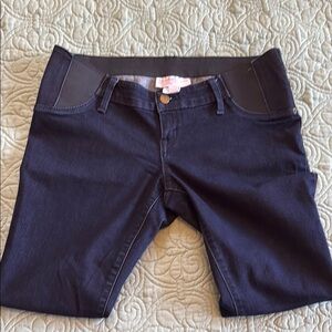 Isabel Maternity Dark Blue Skinny Jeans Size 6/28